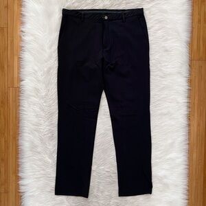 Ministry of Supply Black Aviator Chinos Slim Fit Wrinkle Free Neutral Pants 36